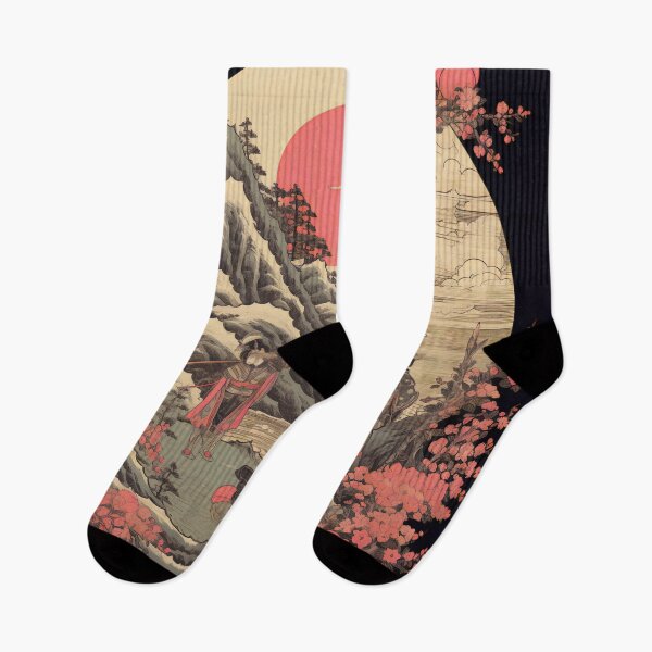 Artikelvorschau, Ukiyo-e Japan Japanese Wood Block engraving Landscape art entworfen und verkauft von BrandonArtWorld.