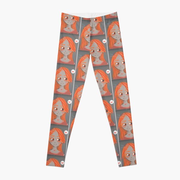 Little Kid Redhead Fat Laughing Mocking Funny Meme Face Leggings