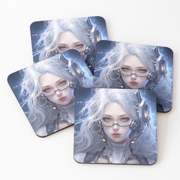 Item preview, Cyberpunk Portraits: Unveiling the Futuristic Essence designed and sold by RIAiCreations.
