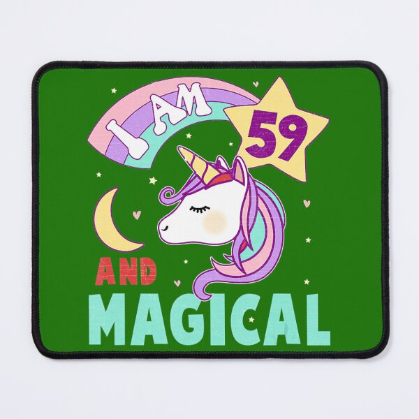 Item preview, Funny 59th Birthday 	 Unicorn Rainbow I Am 59 and Magical 	 	 designed and sold by qlfoxvmvzla1.