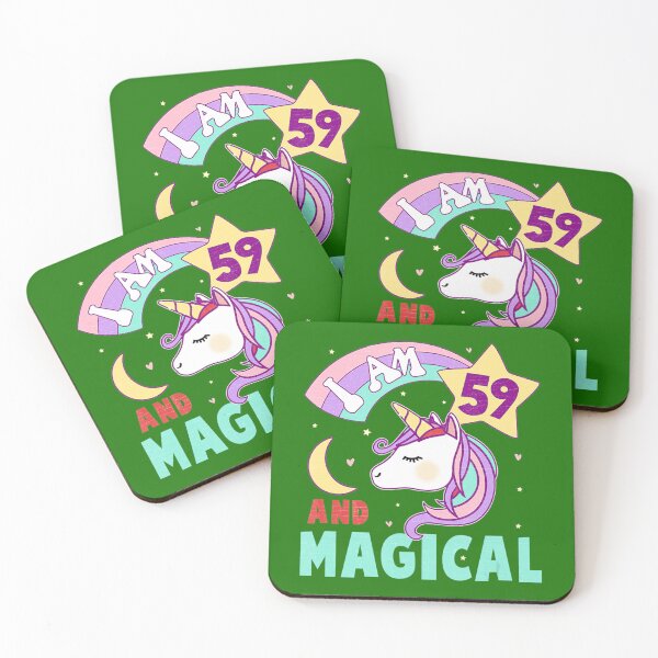 Item preview, Funny 59th Birthday 	 Unicorn Rainbow I Am 59 and Magical 	 	 designed and sold by qlfoxvmvzla1.