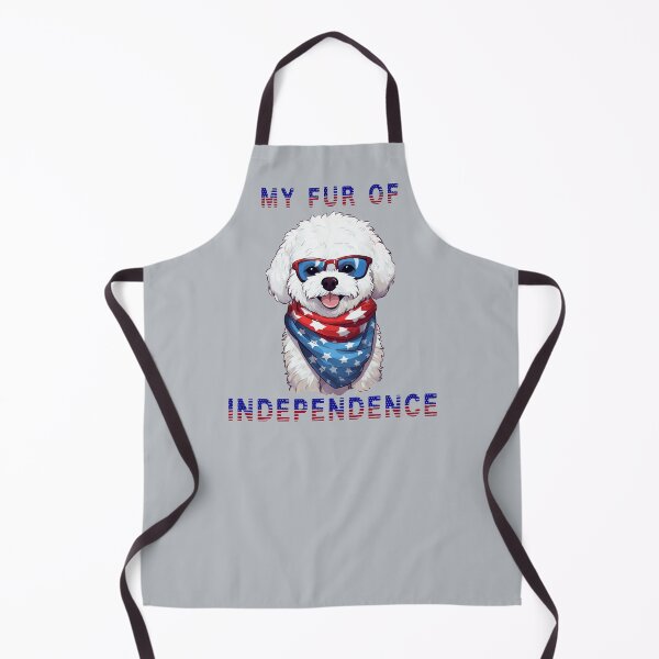 Item preview, Bichon Frise Funny USA Flag 4th of July Fur Of Independence  designed and sold by Cuddlythopia.