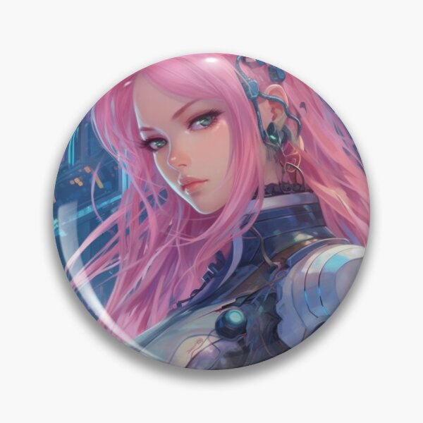 Item preview, Cyberpunk Portraits: Unveiling the Futuristic Essence designed and sold by RIAiCreations.