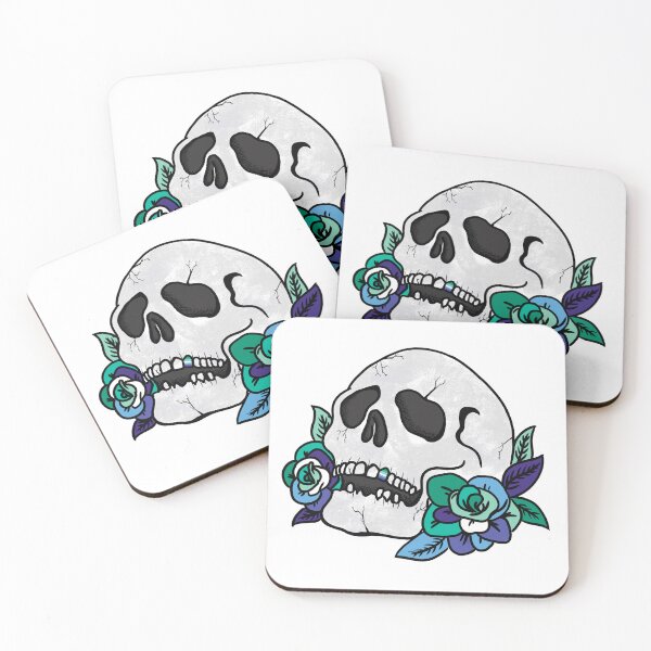 Item preview, Gay pride skull! designed and sold by Hippysticks.