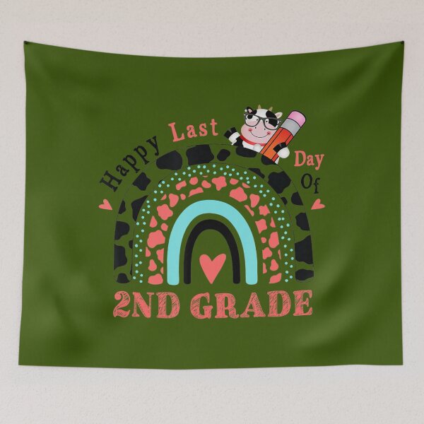 Item preview, Happy Last Day Of 2nd grade Students Teacher Rainbow 	 	 designed and sold by eskosavh99.