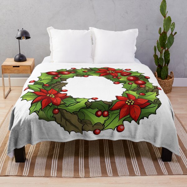 Item preview, Winter wreath. Holiday a wreath of holly berries. Christmas decorations. Holly, red berries. designed and sold by Anastasiia Yurevych.
