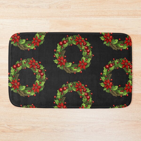 Item preview, Winter wreath. Holiday a wreath of holly berries. Christmas decorations. Holly, red berries.  designed and sold by Anastasiia Yurevych.