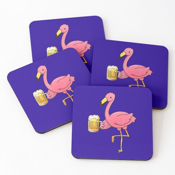 Item preview, Flamingo Drinking Beer Flamingo Lover 	 	 	 designed and sold by unnifbrv73.