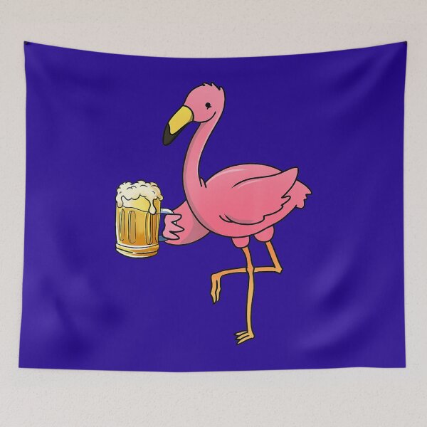 Item preview, Flamingo Drinking Beer Flamingo Lover 	 	 	 designed and sold by unnifbrv73.