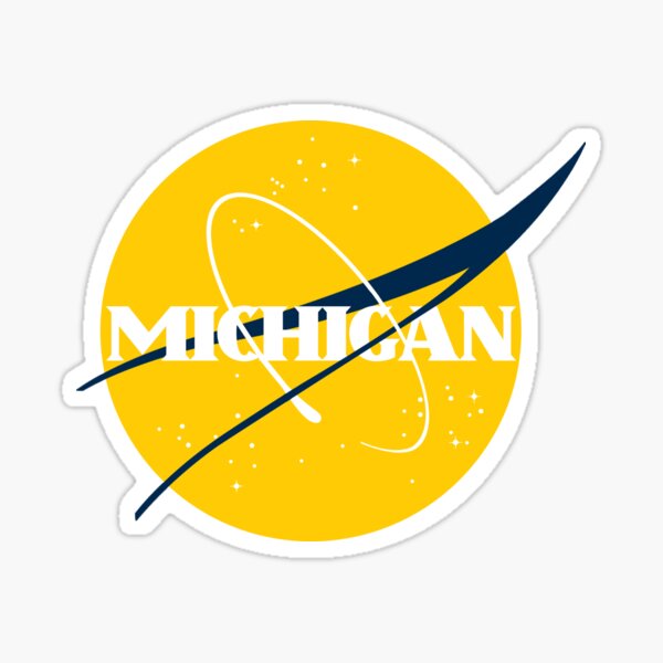 Item preview, Michigan NASA Style Logo designed and sold by Andrew Brandt.