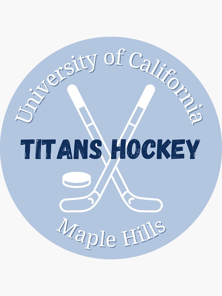 ucmh titans hockey Sticker for Sale by cassandrafaith