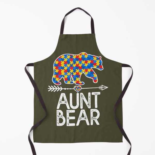 Item preview, Aunt Bear Autism Awareness Puzzle Piece Autistic s designed and sold by qnmxukjuyvk90.
