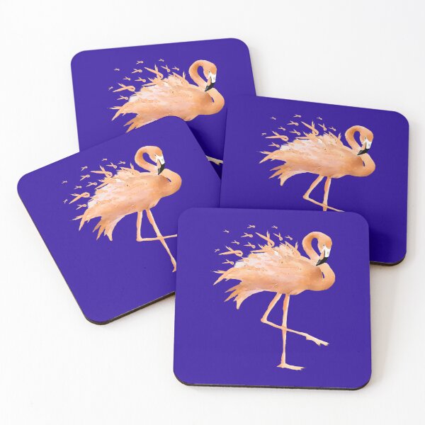 Item preview, Flamingo Peach Ribbon Uterine Cancer Awareness Support 	 	 designed and sold by unnifbrv73.