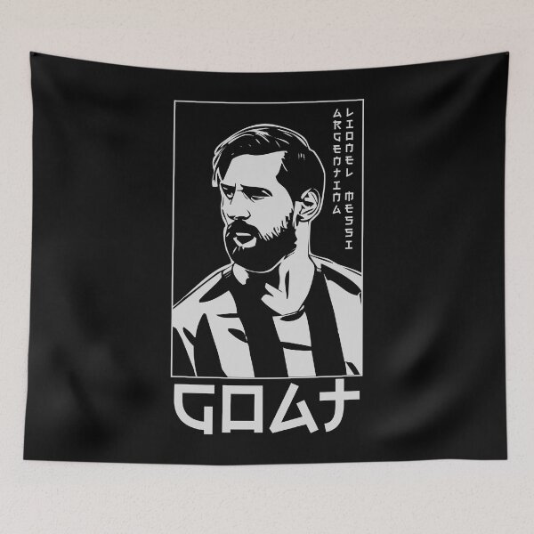 Item preview, Lionel Messi Japanese Style Portrait art illustration designed and sold by 442workshop.