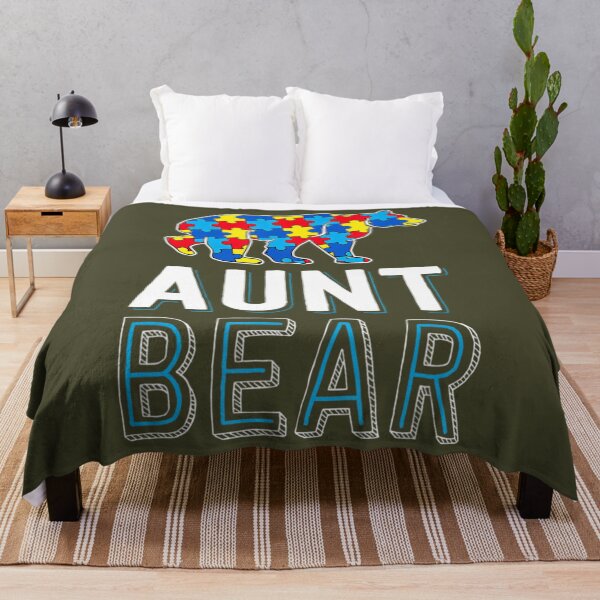 Item preview, Aunt Bear World Autism Awareness Day Family Puzzle Piece designed and sold by qnmxukjuyvk90.