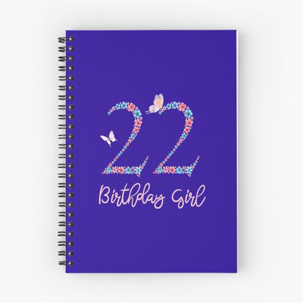 Item preview, Floral 22th Birthday Butterfly For 	 	 	 designed and sold by unnifbrv73.