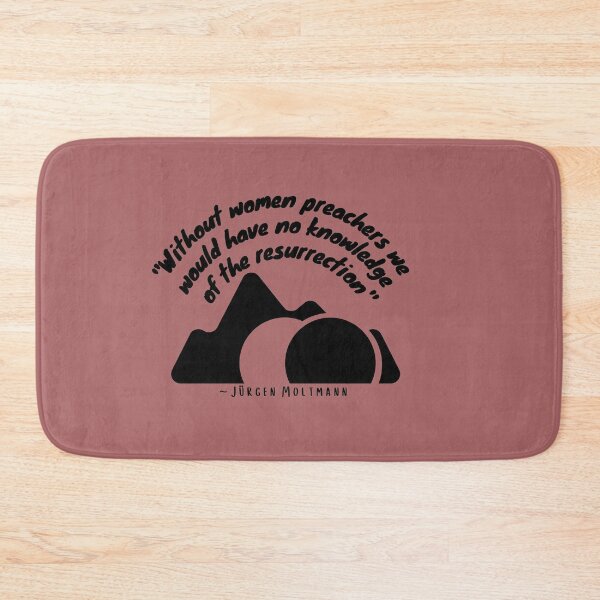 Item preview, "Without Women Preachers we would have no Knowledge of the Resurrection," with image of empty tomb  designed and sold by CheekyGrace.