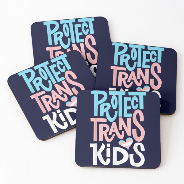 Item preview, Protect Trans Kids LGBT PrideFitted  designed and sold by delowski7.