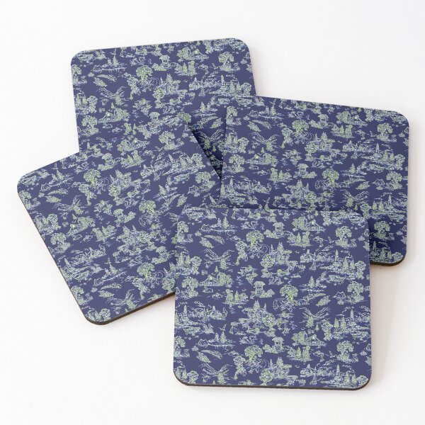 Item preview, Country scenery toile de jouy designed and sold by letsgow8th.