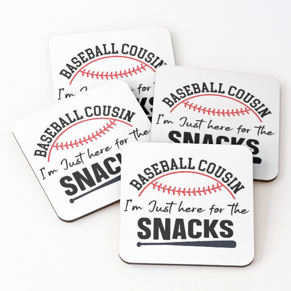 Item preview, of Baseball Cousin I'm Just Here For The Snacks designed and sold by simmoredsign.