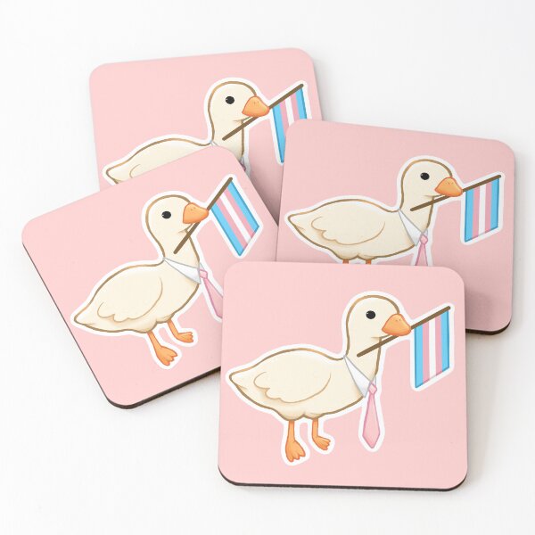 Item preview, Bently the Goose Trans Flag designed and sold by HotGarbageCo.