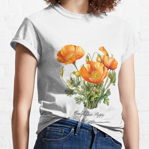 Goex Slo California Poppy Canvas Tote Bag