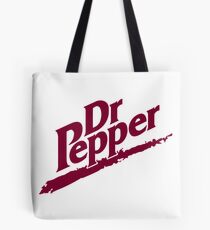 Dr Pepper 90s White Background Tote Bag