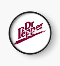 Dr Pepper 90s White Background Clock