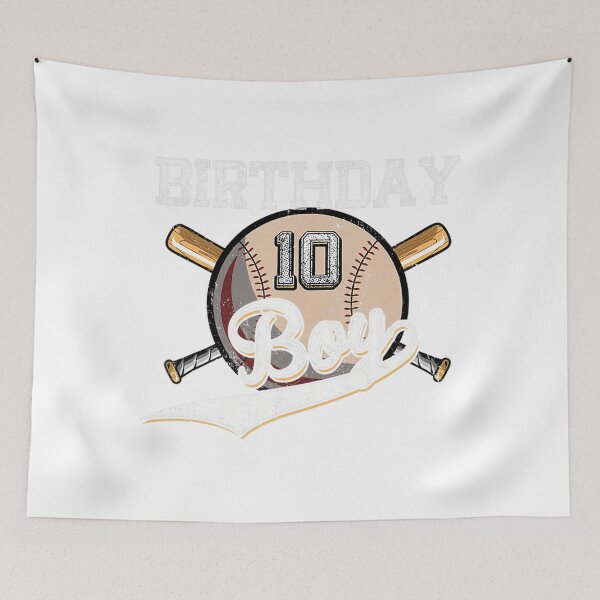 Item preview, Baseball 10th Birthday Party 10 Years Old Baseball 	 	 		 designed and sold by oajgqpnxd22.
