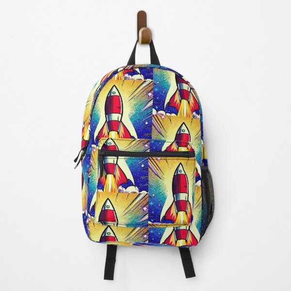 Item preview, Comic Colorful Spaceship designed and sold by OlaFlower.