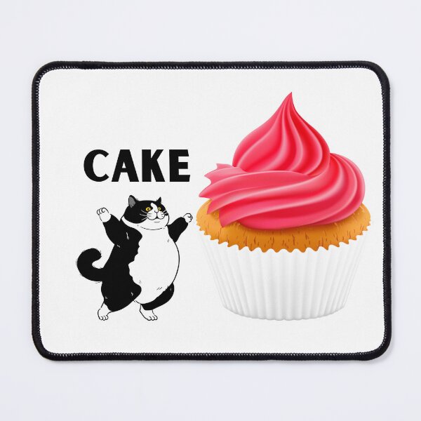 Item preview, Fat Cat VS Cupcake designed and sold by CatsWCleavers.