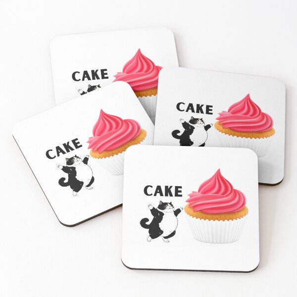 Item preview, Fat Cat VS Cupcake designed and sold by CatsWCleavers.