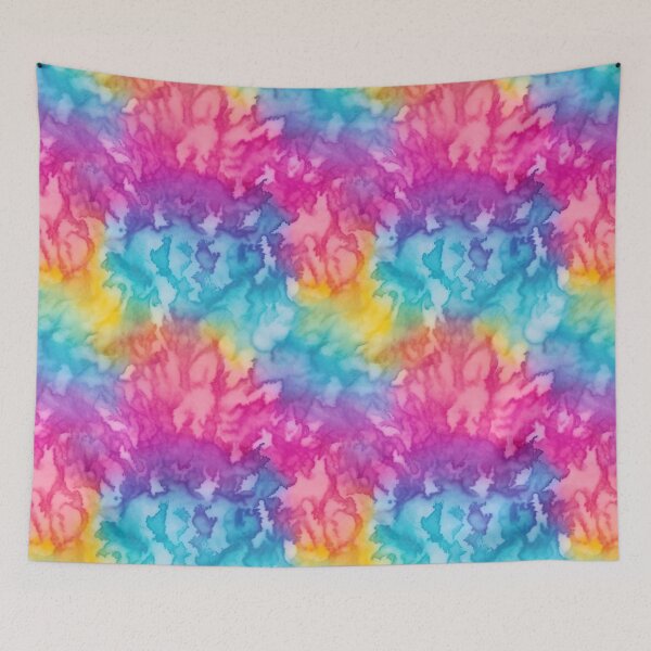 Item preview, Watercolour Rainbow Crumple Tie Dye Seamless Pattern designed and sold by PatternStudios.