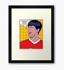 Ferris Buellers Ruhetag Cameron Popart Gerahmtes Wandbild
