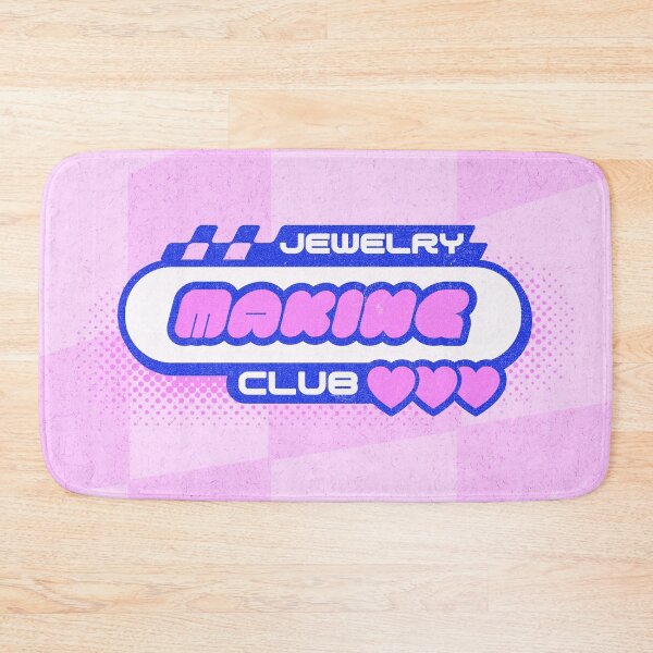 Item preview, Jewelry making club cute pink hearts kawaii jeweler metalsmith aesthetic gift designed and sold by MetalicBabe.