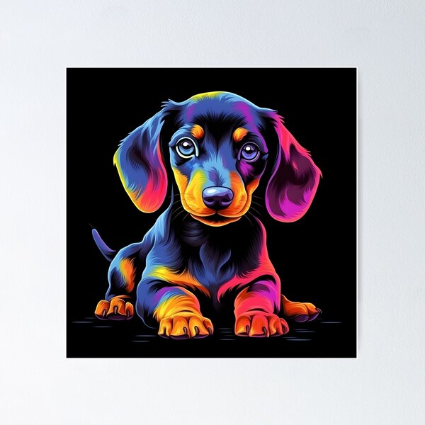 Item preview, Dachshund Puppy 02 designed and sold by ARTficiallyAnon.