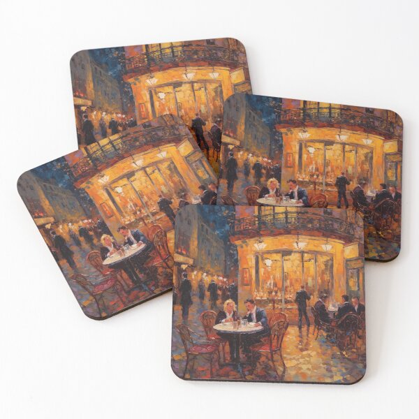 Item preview, Bustling French Cafe designed and sold by BrushstrokesG.