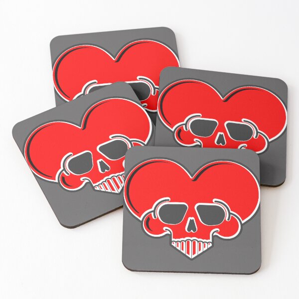 Item preview, Happy Skull Heart designed and sold by CatsWCleavers.