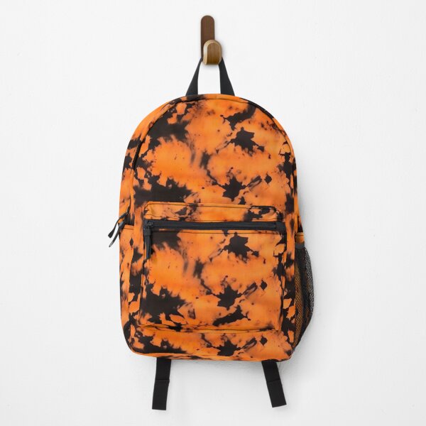 Item preview, Watercolour Orange & Black Crumple Tie Dye Seamless Pattern designed and sold by PatternStudios.