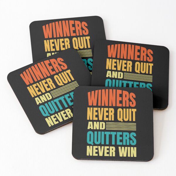 Item preview, Winners never quit and quitters never win designed and sold by denis90ch.