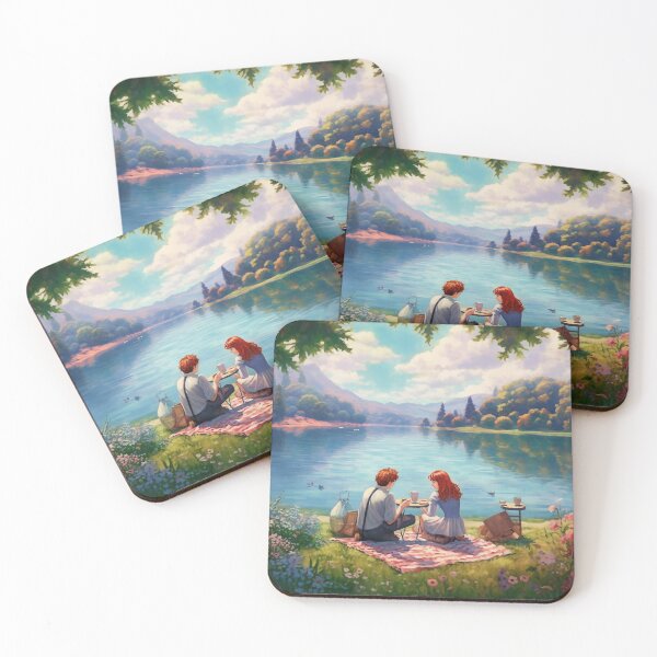 Item preview, A picnic by a lake designed and sold by BrushstrokesG.