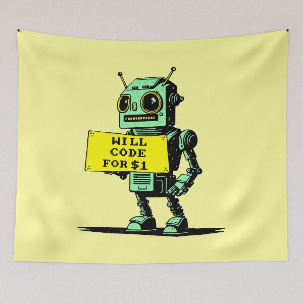 Item preview, Will Code For Money designed and sold by WorldEngine.