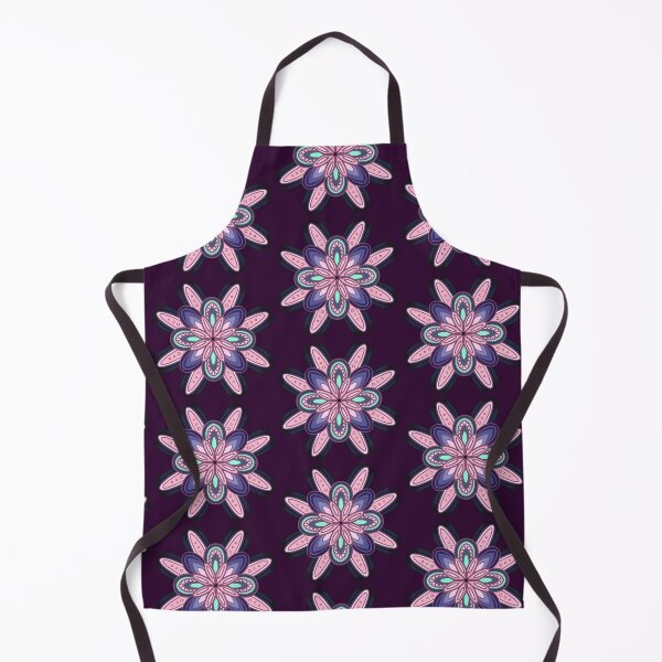 Item preview, Blue Pink Flower Geometric Pattern designed and sold by Fransyn.