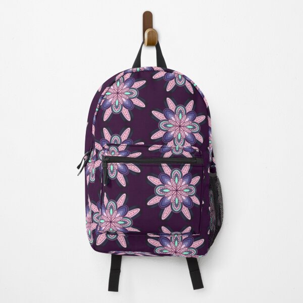 Item preview, Blue Pink Flower Geometric Pattern designed and sold by Fransyn.