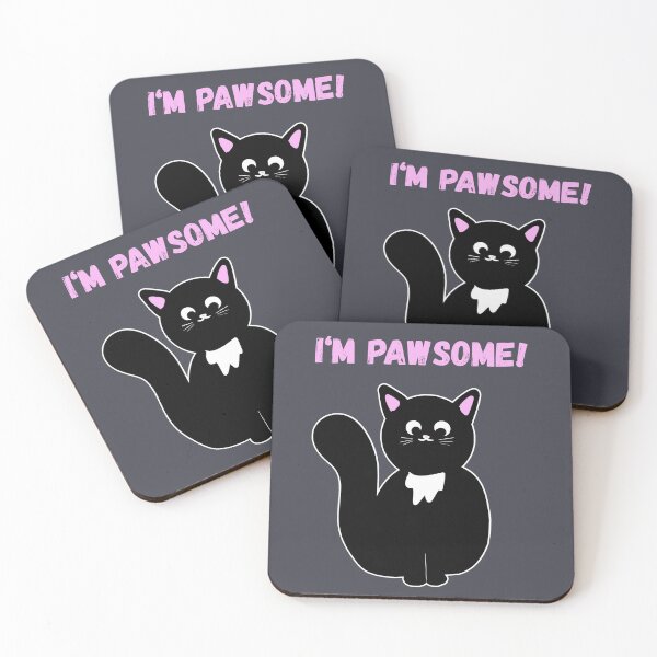 Item preview, Cats - Motif Pawsome designed and sold by SketchyPedals.