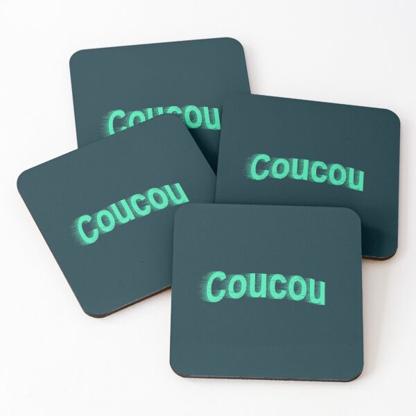 Item preview, Coucou - Hi in French designed and sold by lobodelnoir.