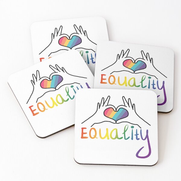 Item preview, The Equality Heart, LGBTQIA Pride designed and sold by ShopULove.