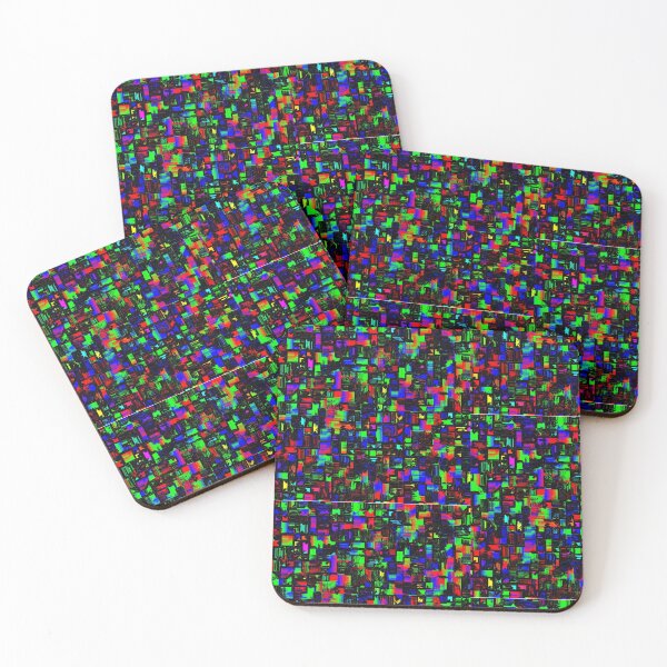 Item preview, Glowing rectangles Mosaic 3d Pattern designed and sold by royrahul.