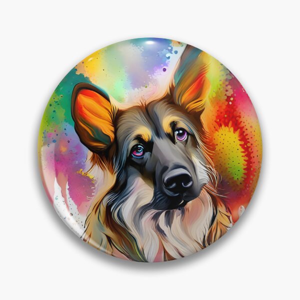 Item preview, German Shepherd Splash Art designed and sold by Ameiva-Apparel.