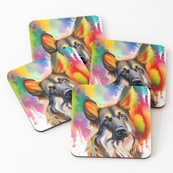 Item preview, German Shepherd Splash Art designed and sold by Ameiva-Apparel.